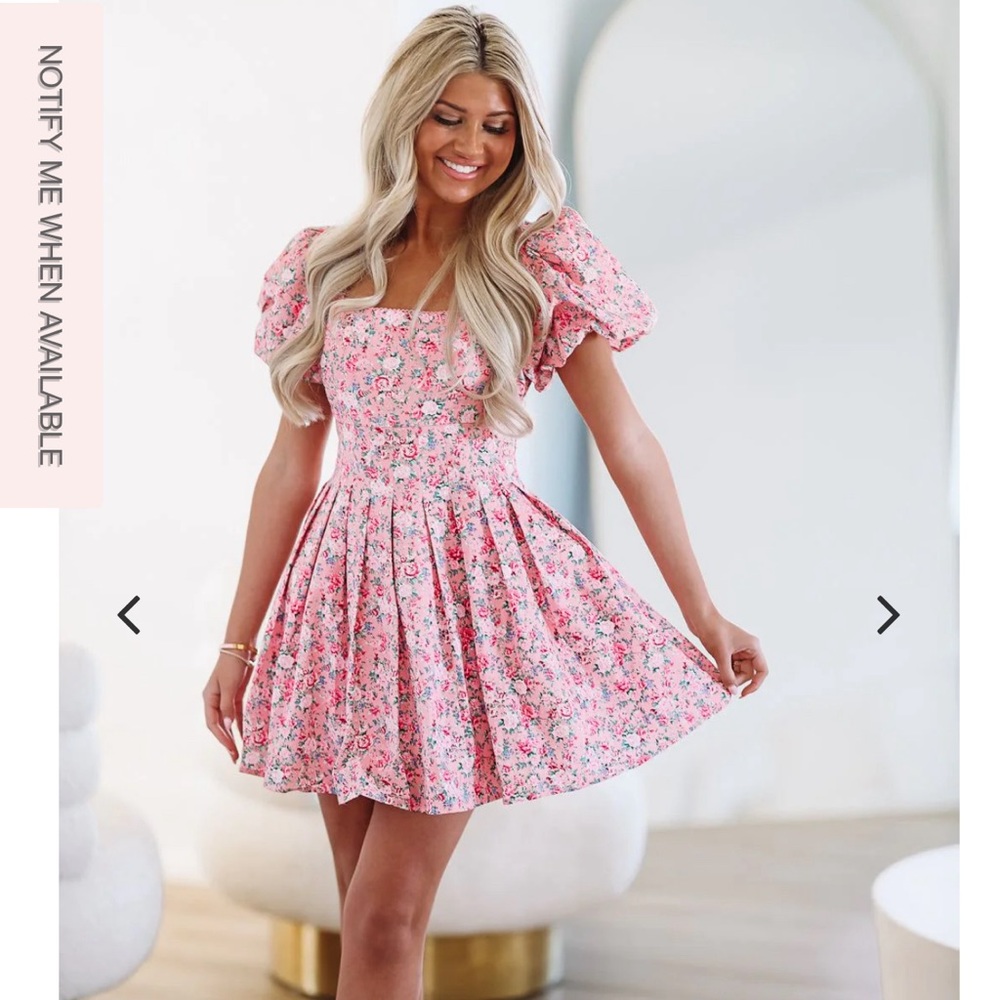 Hazel & Olive Rosey Posey Dress Small